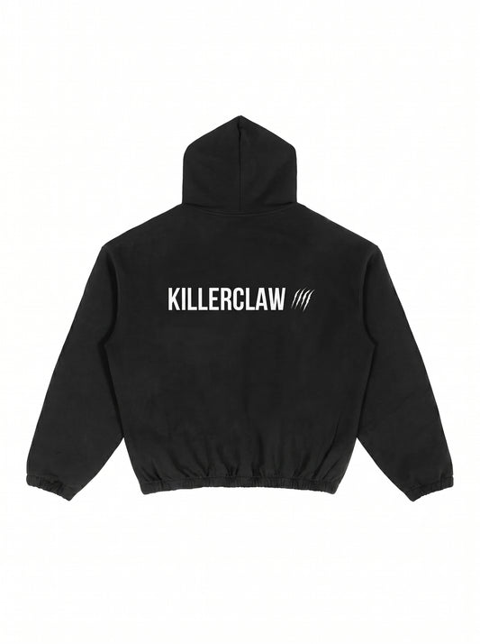 KILLERCLAW® Boxy Hoodie Black