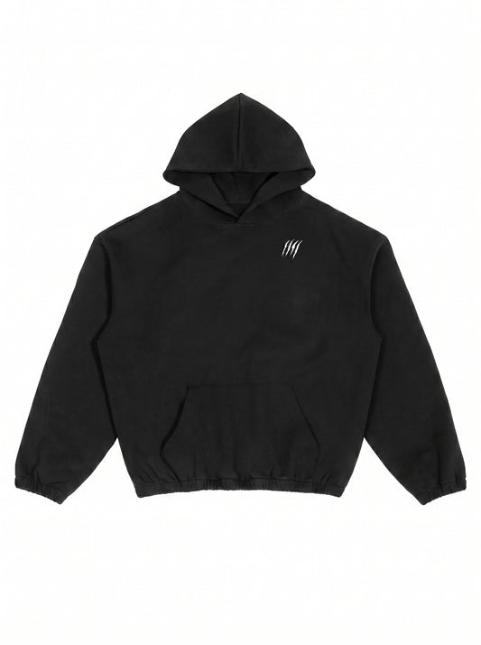 KILLERCLAW® Boxy Hoodie Black