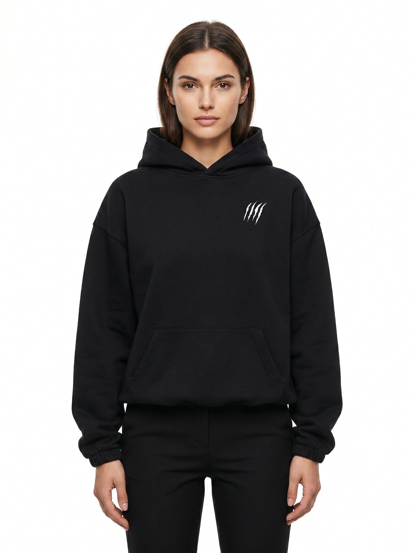 KILLERCLAW® Boxy Hoodie Black