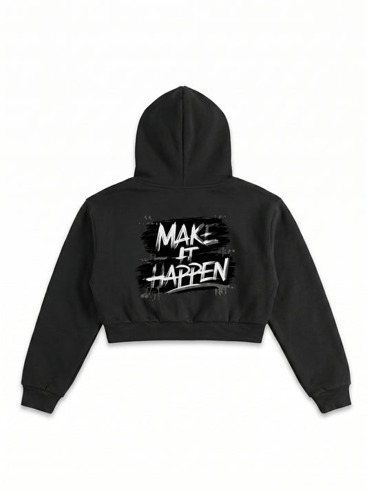 KILLERCLAW® Cropped Hoodie – Make It Happen