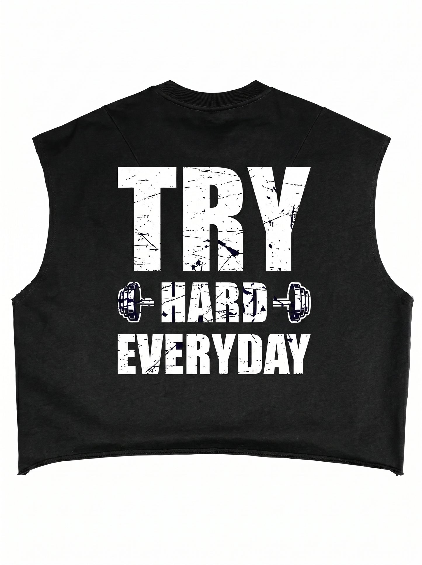 KILLERCLAW Cropped TRY HARD EVERYDAY Shirt