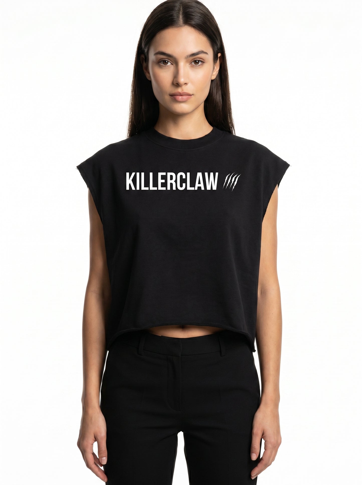 KILLERCLAW Cropped TRY HARD EVERYDAY Shirt