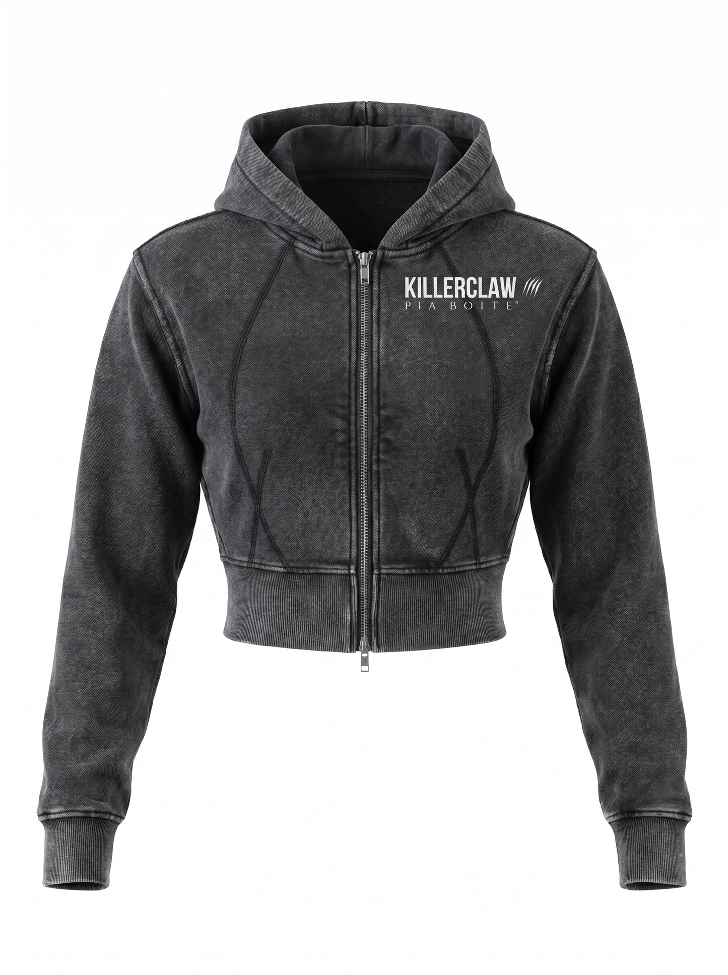 KILLERCLAW® Cropped Zip Hoodie – Make It Happen