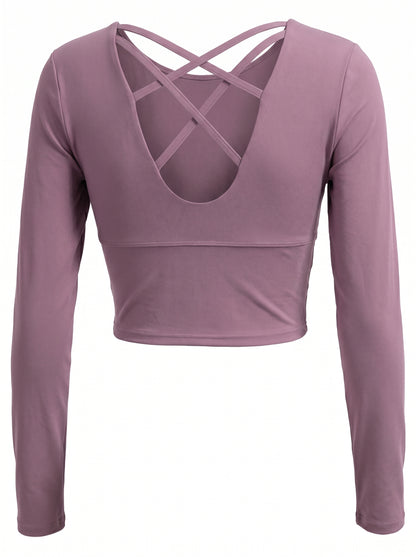 KILLERCLAW® Sculpt Long Sleeve Crop Top