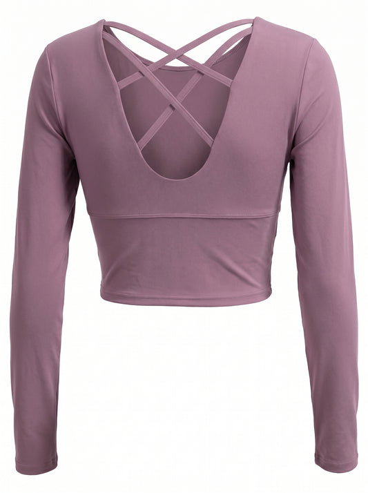 KILLERCLAW® Sculpt Long Sleeve Crop Top
