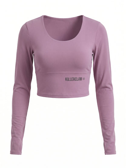 KILLERCLAW® Sculpt Long Sleeve Crop Top