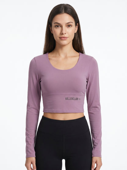 KILLERCLAW® Sculpt Long Sleeve Crop Top