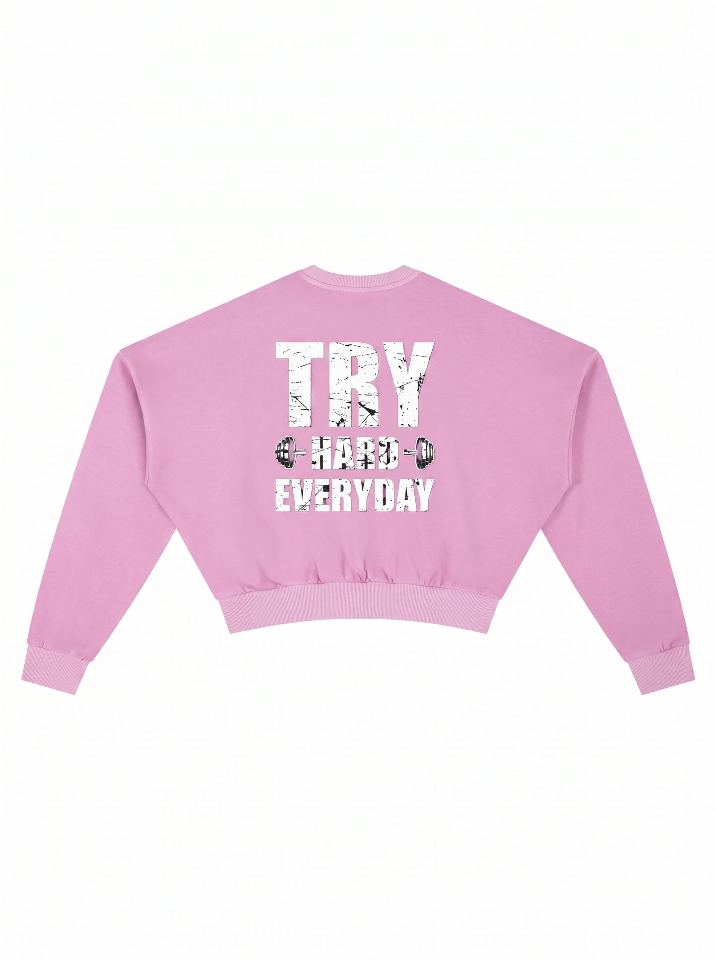KILLERCLAW® TRY HARD EVERYDAY – Cropped Sweatshirt