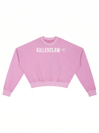 KILLERCLAW® TRY HARD EVERYDAY – Cropped Sweatshirt