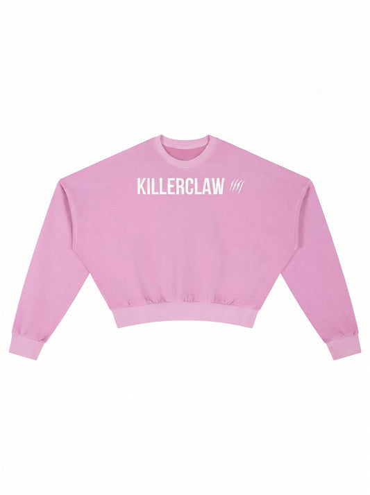 KILLERCLAW® TRY HARD EVERYDAY – Cropped Sweatshirt
