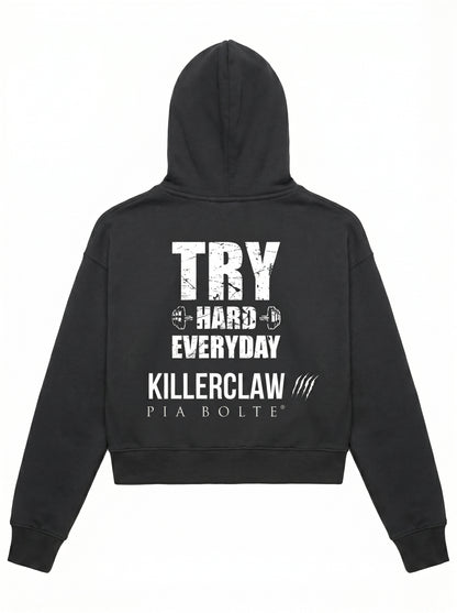 KILLERCLAW® Zip Hoodie – Try Hard Everyday