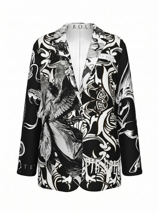 Leisure Blazer black angels snake