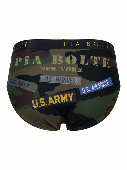 Men Swimming Marine Army PB ᴸᴵᴹᴵᵀᴱᴰ - PIA BOLTE® COUTURE