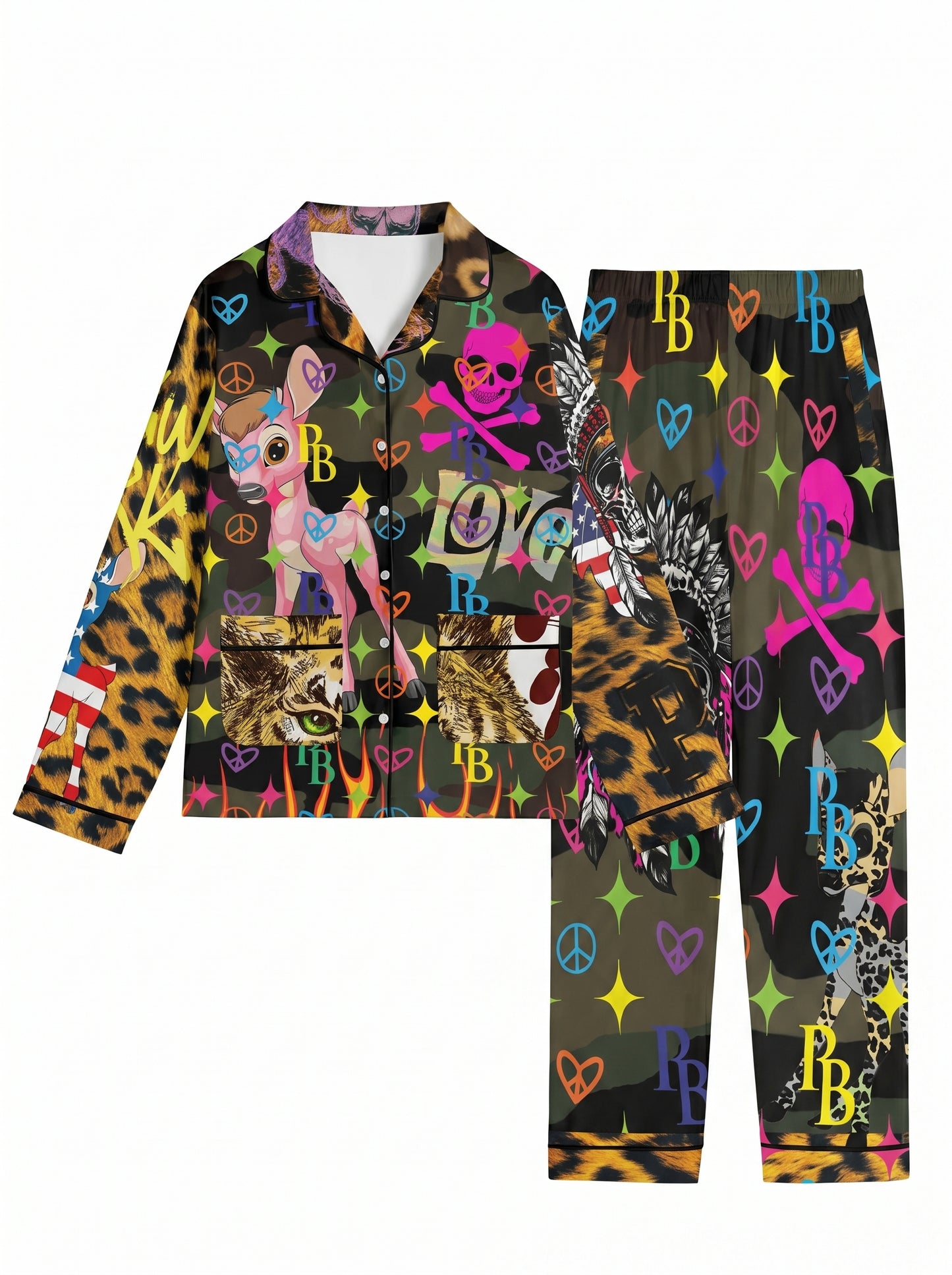 Nightwear Pyjama Set Bambii love