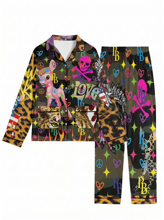 Nightwear Pyjama Set Bambii love