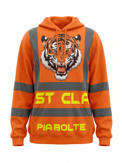 Hoodie construction Worker orange - PIA BOLTE® COUTURE