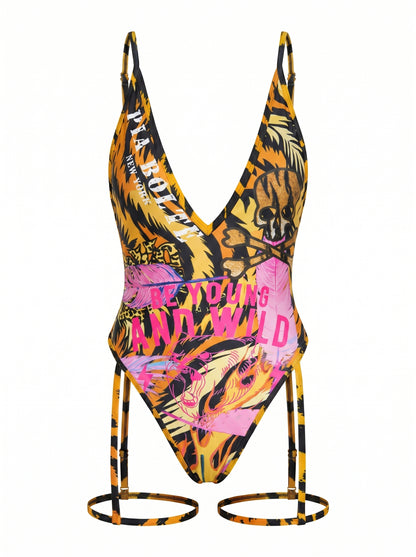 PIA BOLTE® Badeanzug - Miami Tiger