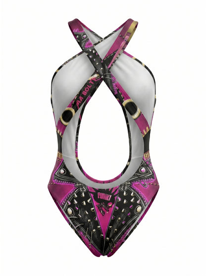 PIA BOLTE® Badeanzug mit Cut-Outs - Rockstars are Born