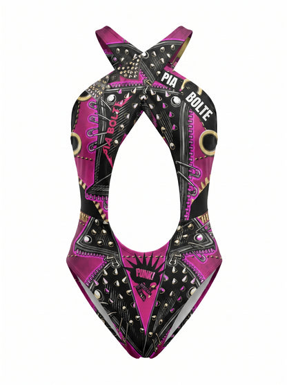 PIA BOLTE® Badeanzug mit Cut-Outs - Rockstars are Born