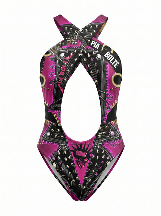 PIA BOLTE® Badeanzug mit Cut-Outs - Rockstars are Born