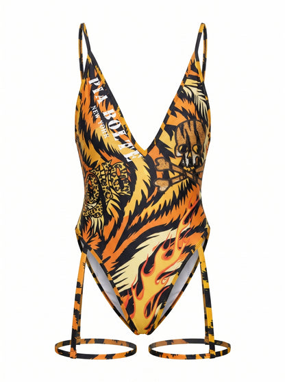 PIA BOLTE® Badeanzug - Sexy Tiger