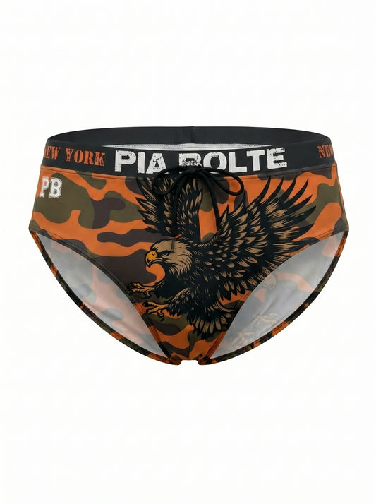 PIA BOLTE® Badehose - Army Eagle