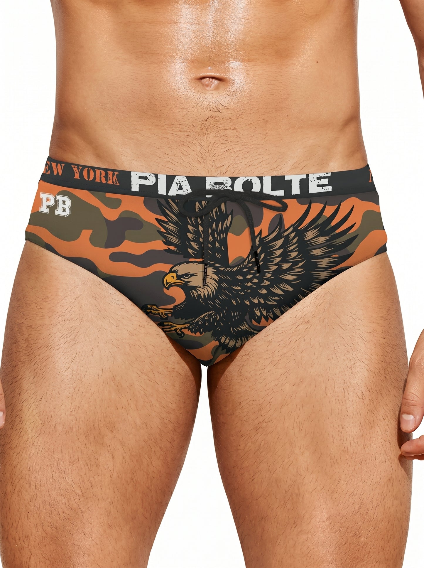PIA BOLTE® Badehose - Army Eagle