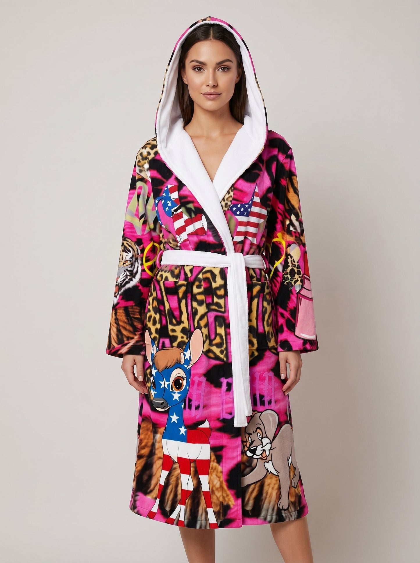 PIA BOLTE® Bademantel Statement Street Luxury Edition