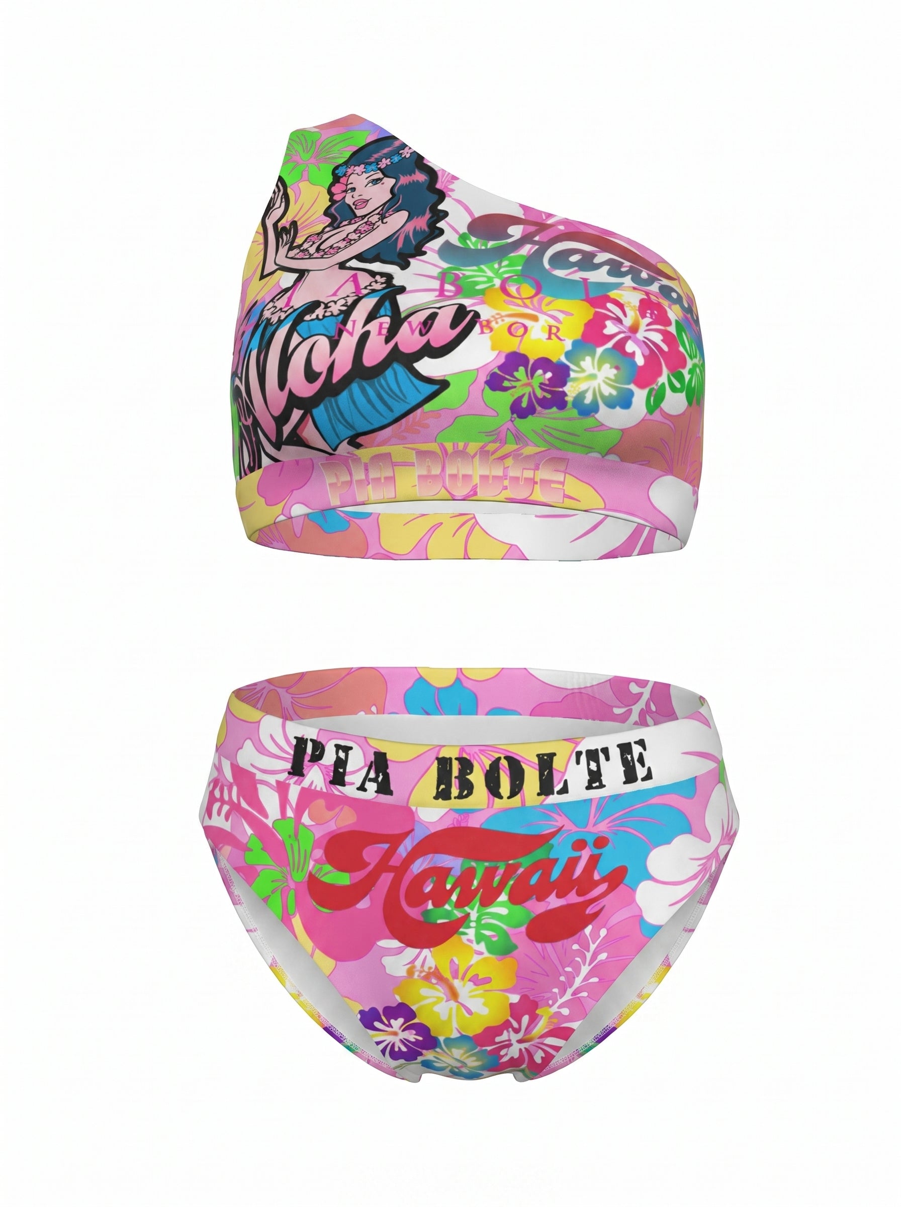 PIA BOLTE® Bikini - Aloha Hawaii (One Shoulder Edition) - PIA BOLTE® COUTURE