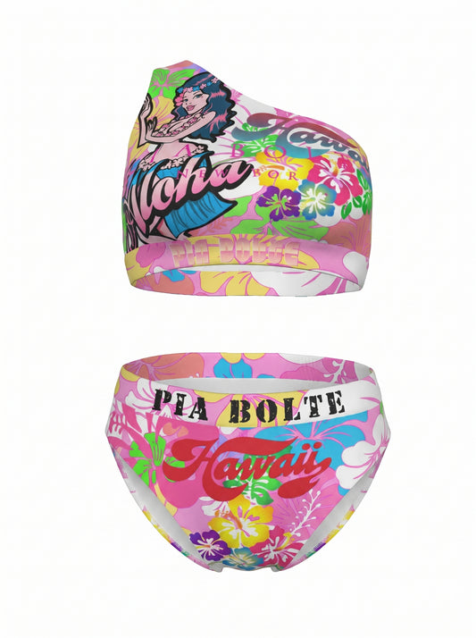 PIA BOLTE® Bikini - Aloha Hawaii (One Shoulder Edition) - PIA BOLTE® COUTURE