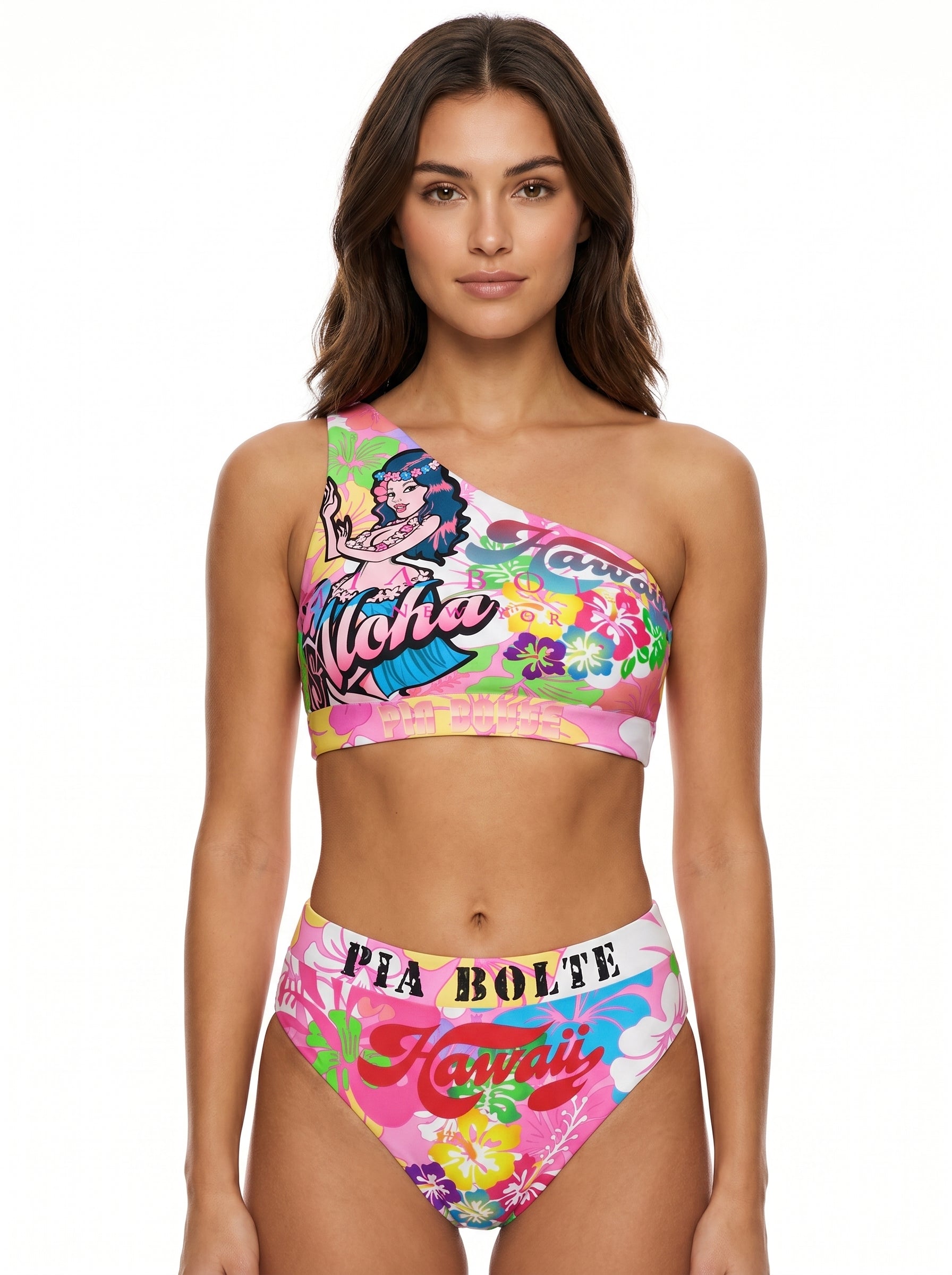 PIA BOLTE® Bikini - Aloha Hawaii (One Shoulder Edition) - PIA BOLTE® COUTURE