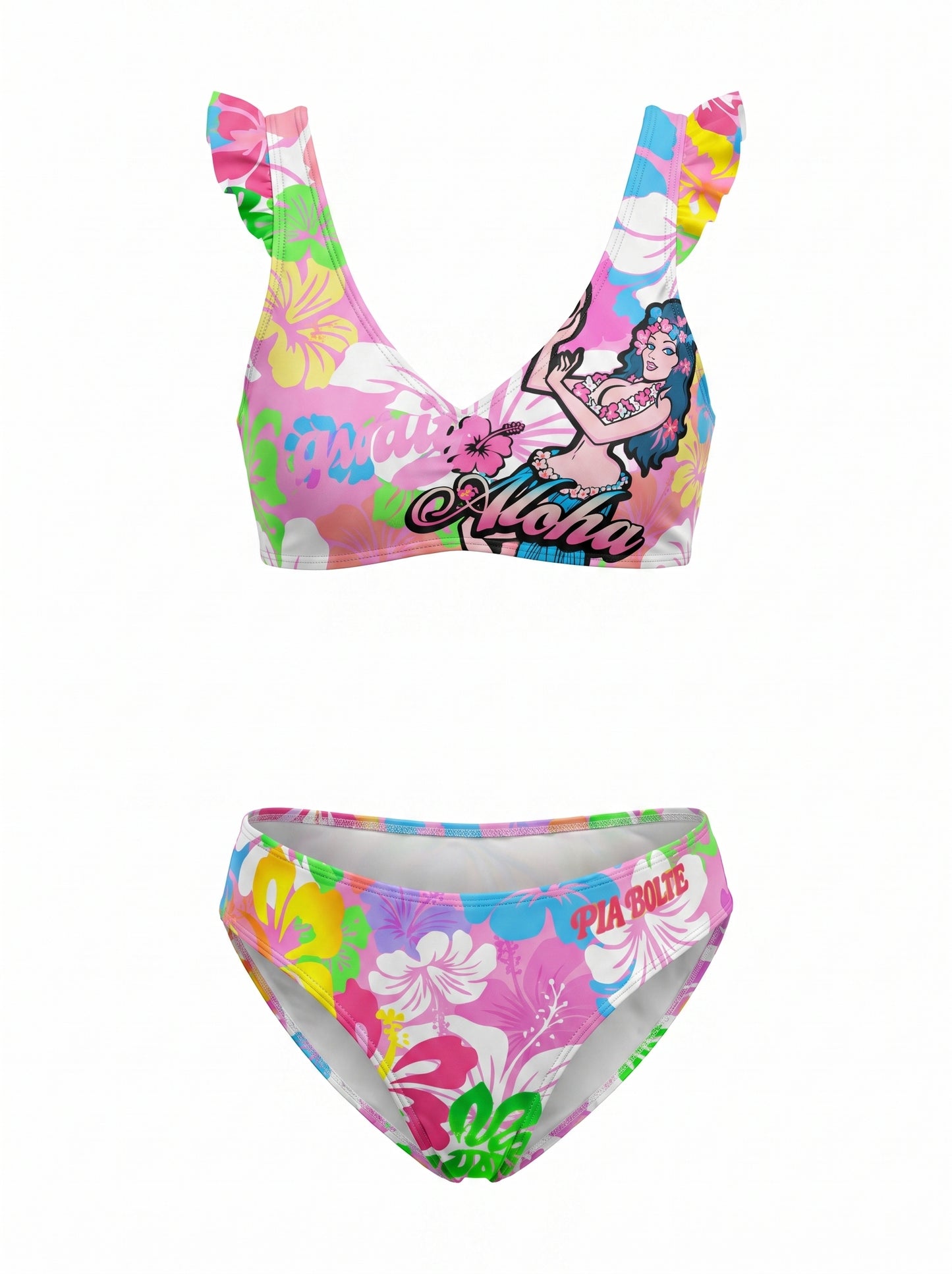 PIA BOLTE® Bikini Swimsuit Aloha Flower Power - PIA BOLTE® COUTURE
