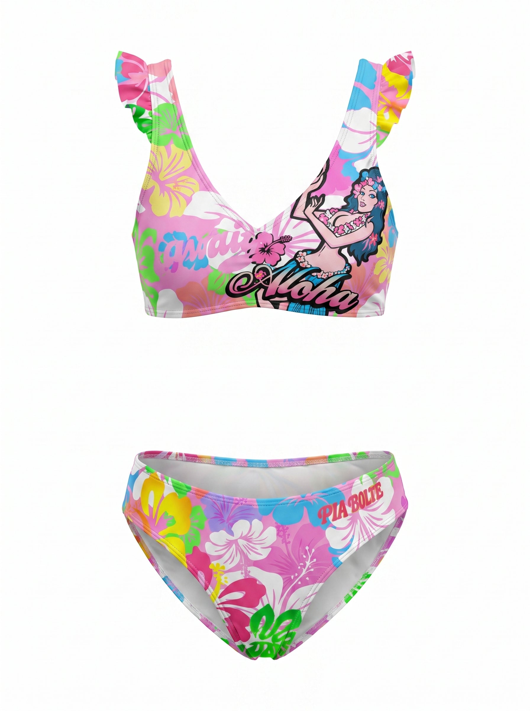 PIA BOLTE® Bikini Swimsuit Aloha Flower Power - PIA BOLTE® COUTURE