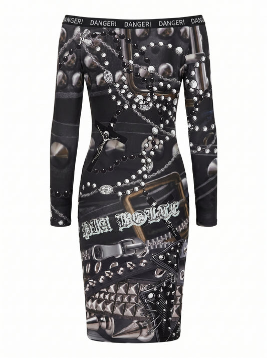 PIA BOLTE® Black Dress – Bodycon Statement