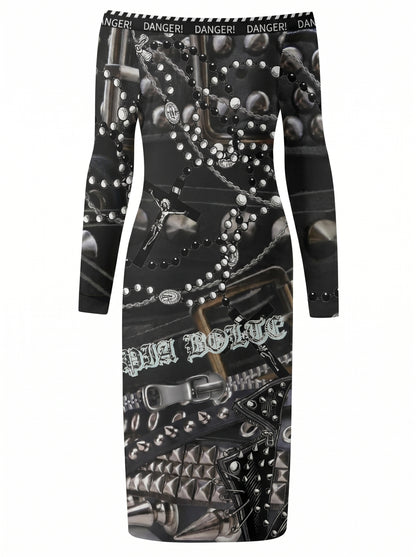 PIA BOLTE® Black Dress – Bodycon Statement