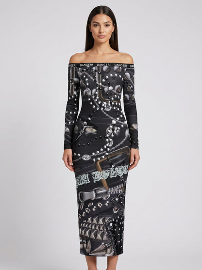 PIA BOLTE® Black Dress – Bodycon Statement