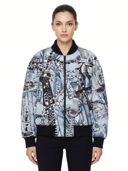 PIA BOLTE® Bomber Jacket zipper