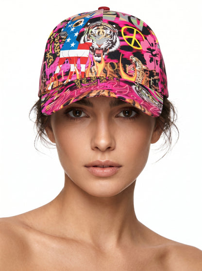 PIA BOLTE® Cap - Pink America - PIA BOLTE® COUTURE