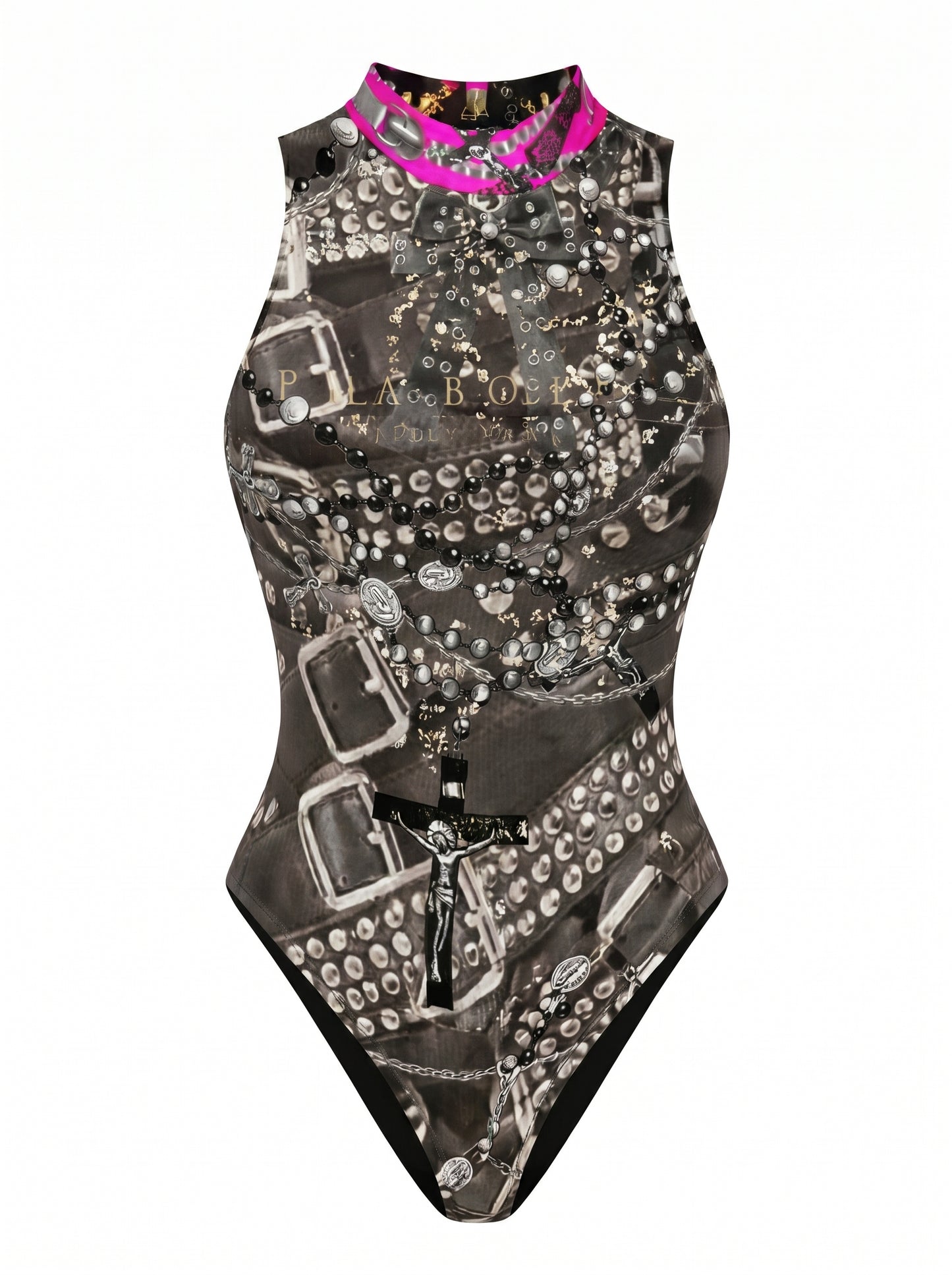PIA BOLTE® Dark Saint Energy” Bodysuit – Rockstar Pray Edition