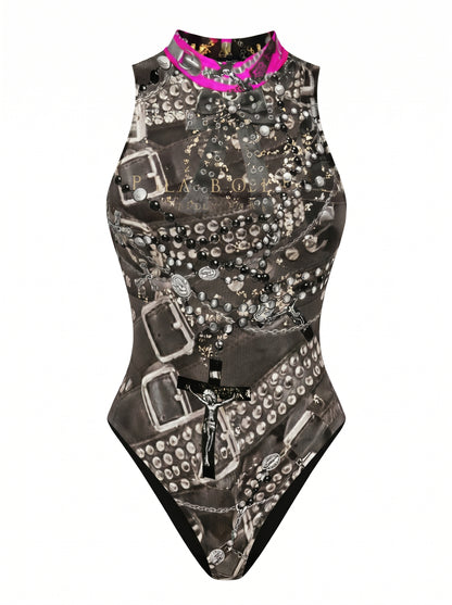 PIA BOLTE® Dark Saint Energy” Bodysuit – Rockstar Pray Edition