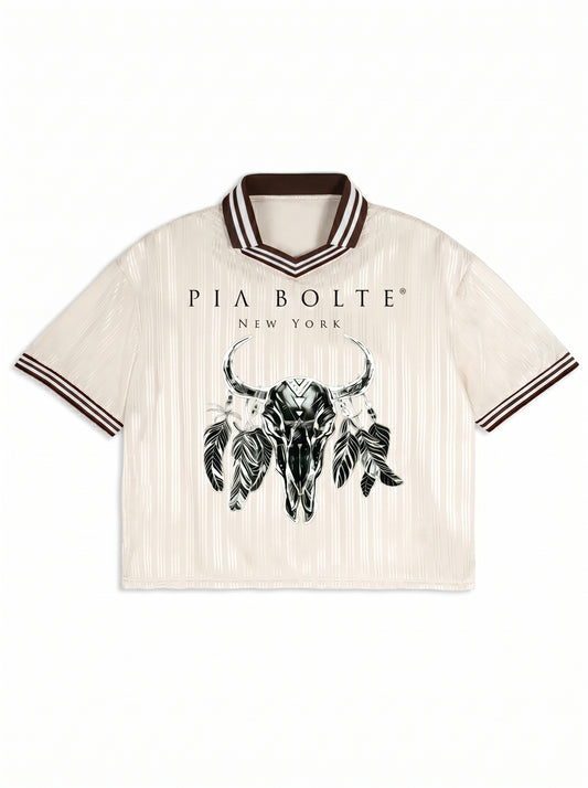 PIA BOLTE® Desert Skull Polo – Luxury Casual Shirt