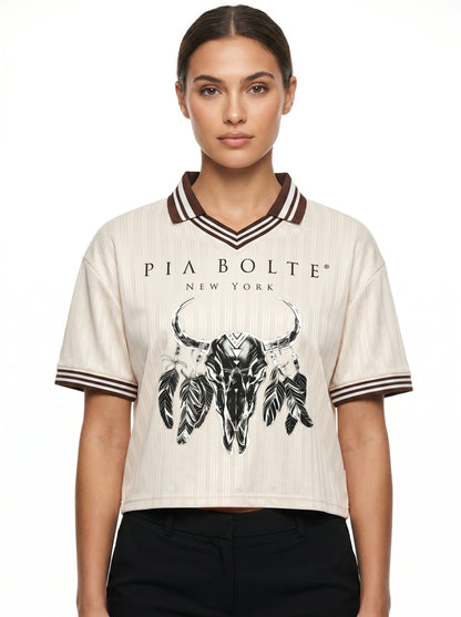 PIA BOLTE® Desert Skull Polo – Luxury Casual Shirt