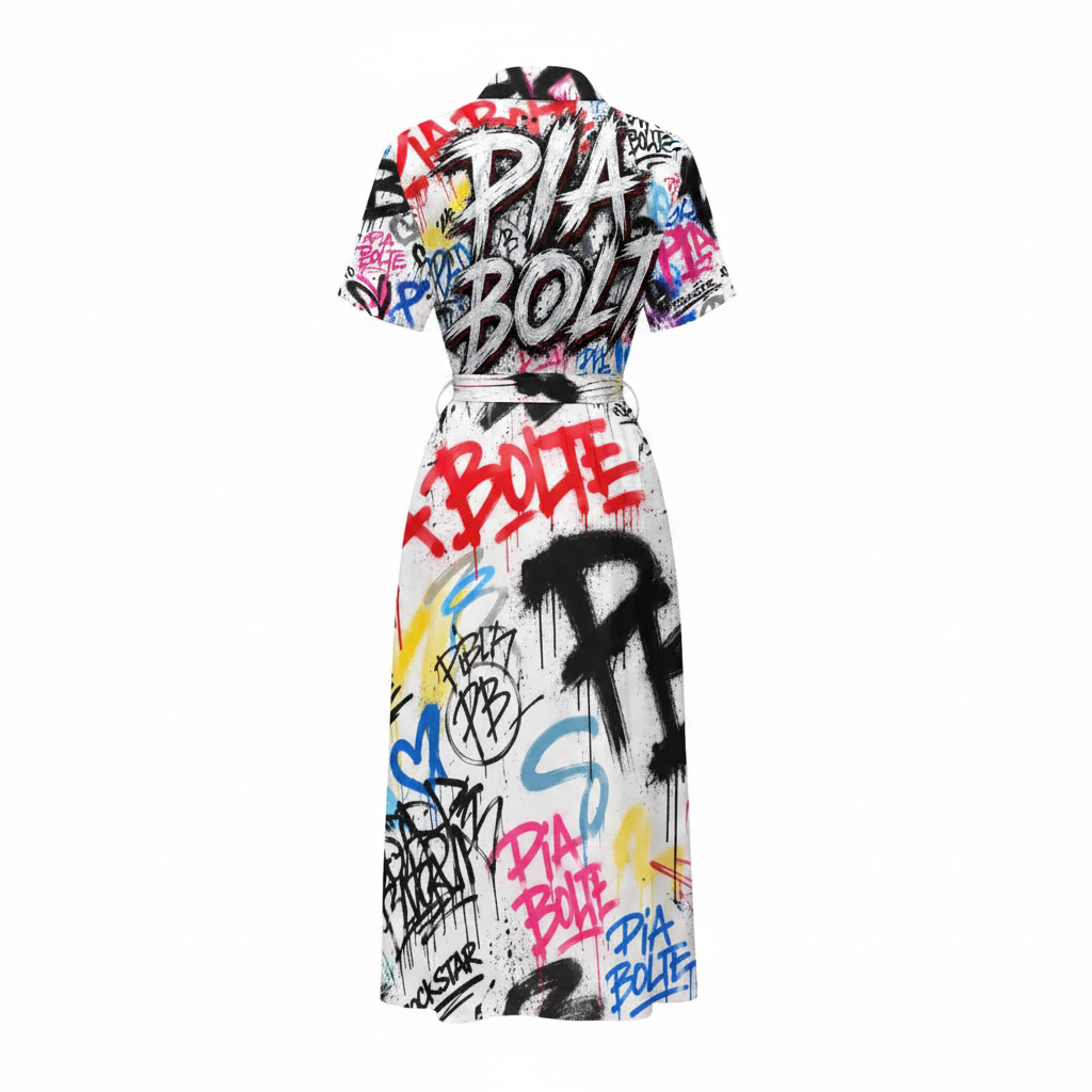 PIA BOLTE® Dress Long Jacket Graffiti PB