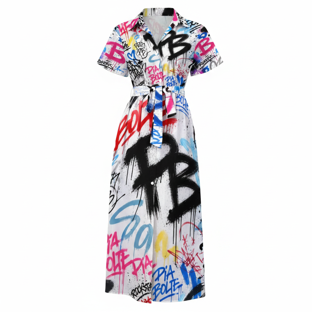 PIA BOLTE® Dress Long Jacket Graffiti PB