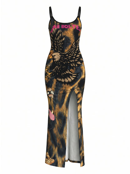 PIA BOLTE® EAGLE LEO ANIMALS MAXI DRESS