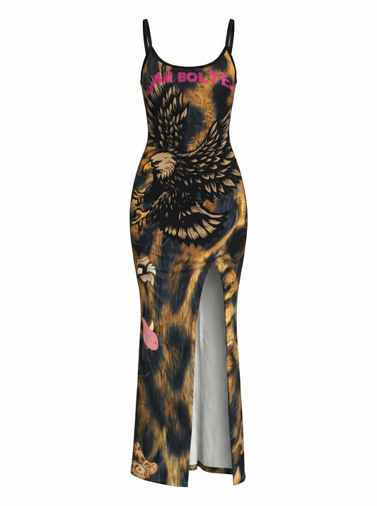 PIA BOLTE® EAGLE LEO ANIMALS MAXI DRESS