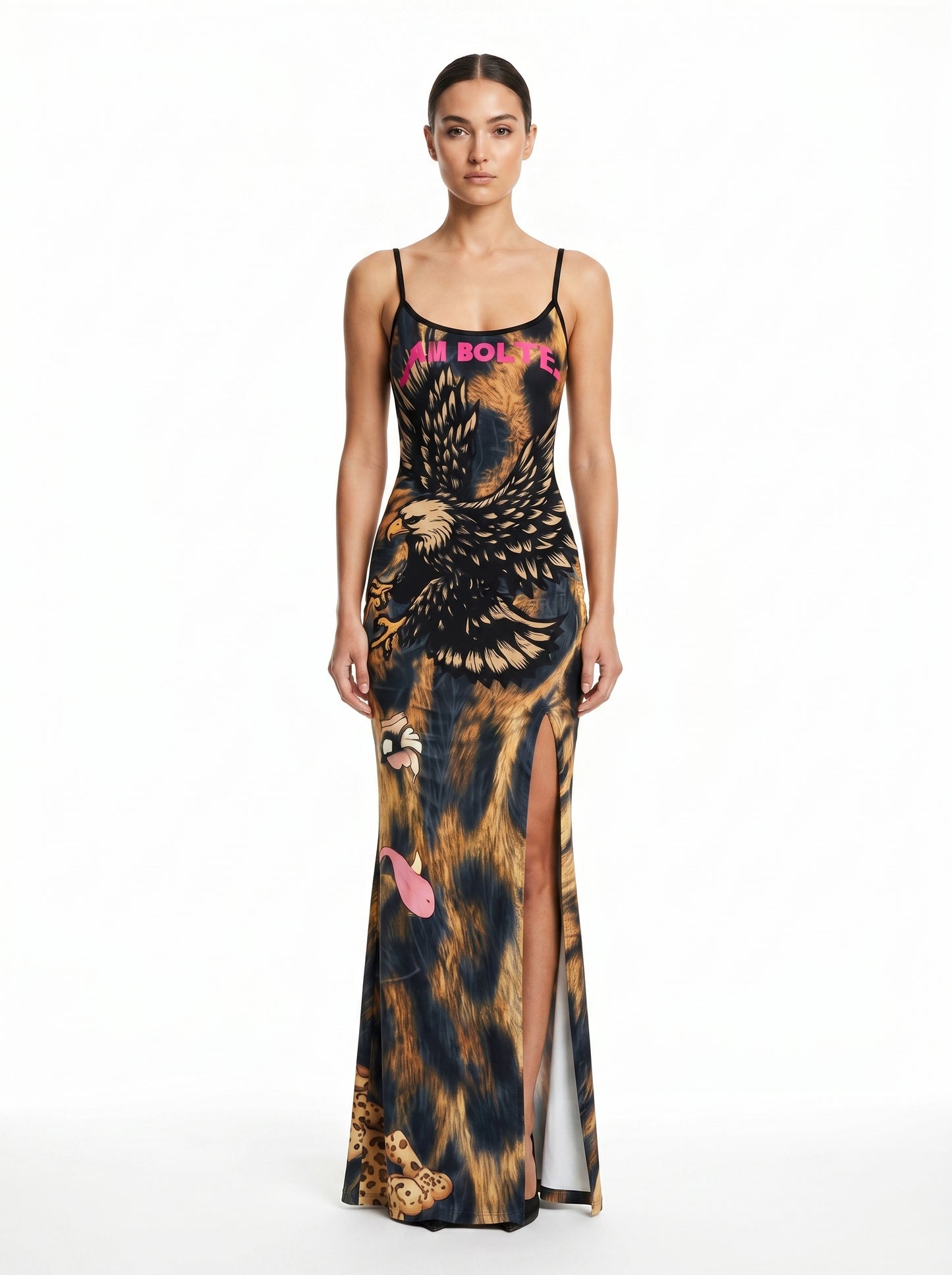 PIA BOLTE® EAGLE LEO ANIMALS MAXI DRESS
