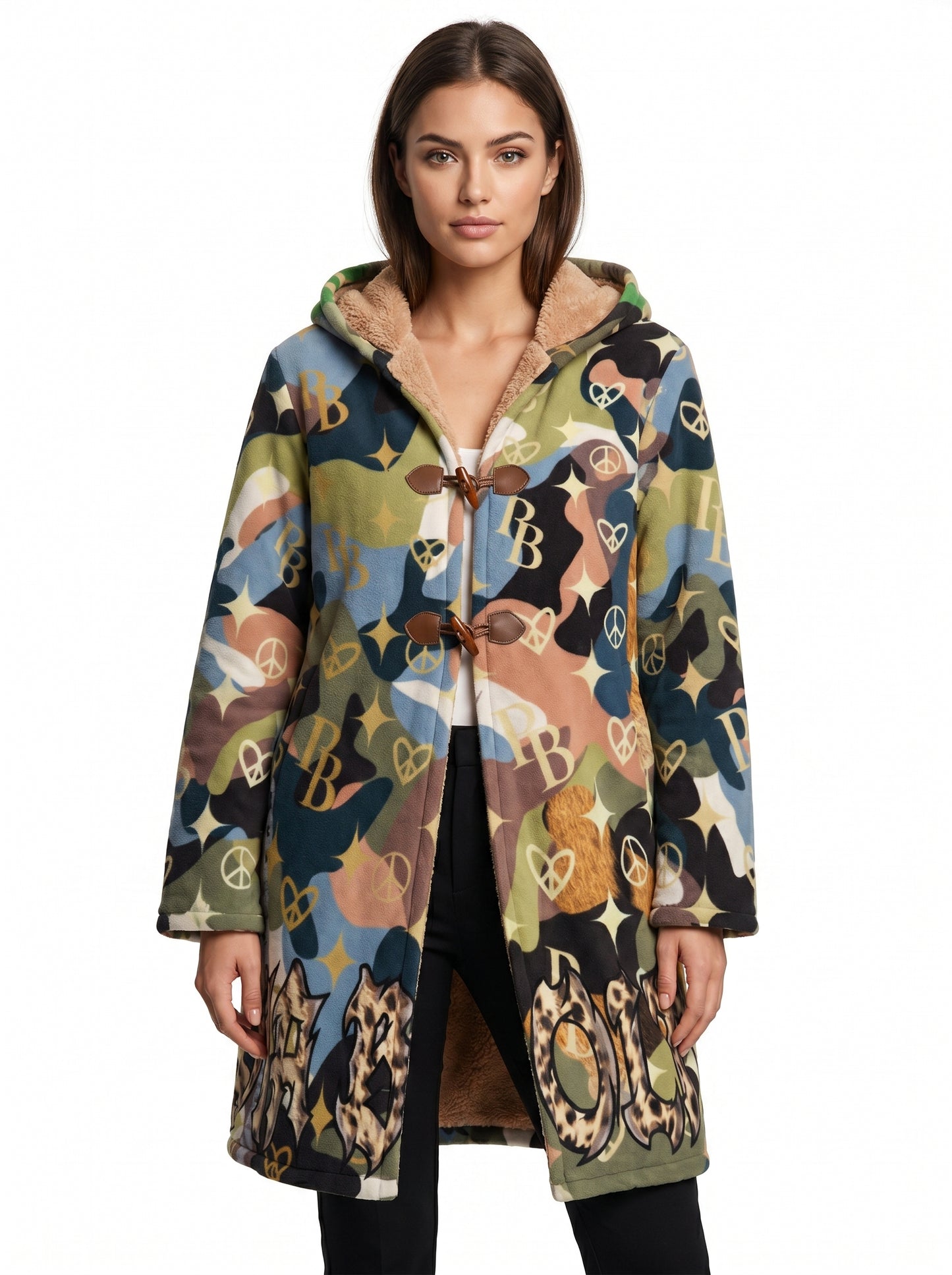 PIA BOLTE® Fleece - Soft Camou