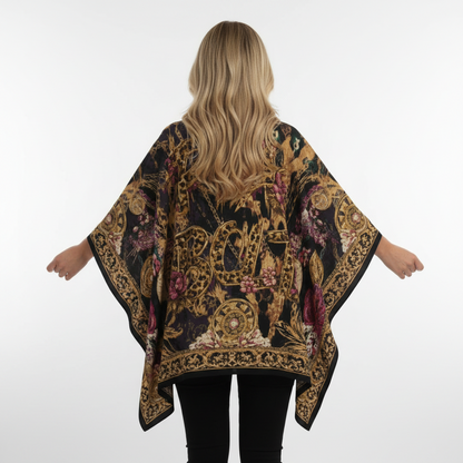 PIA BOLTE® Flower Luxury Poncho Jacket