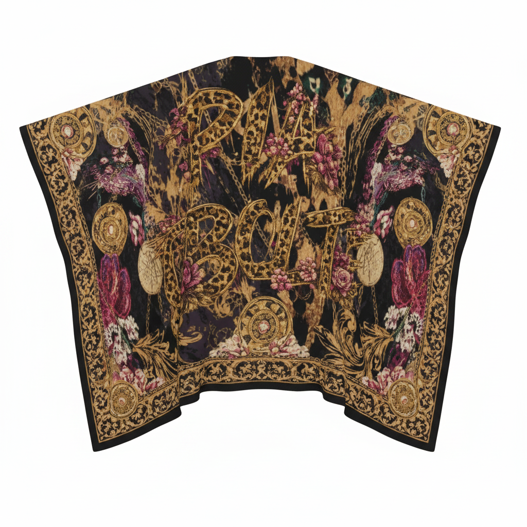 PIA BOLTE® Flower Luxury Poncho Jacket